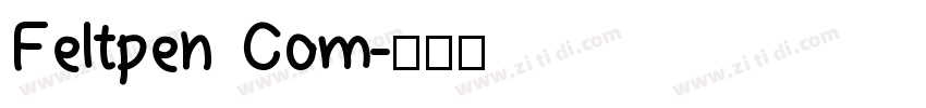 Feltpen Com字体转换